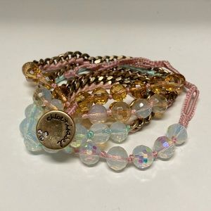 Chloe + Isabel Bead and Chain wrap bracelet